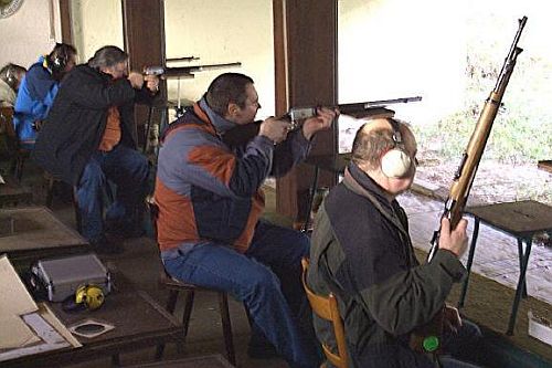 Schießtraining auf dem 50 m Stand